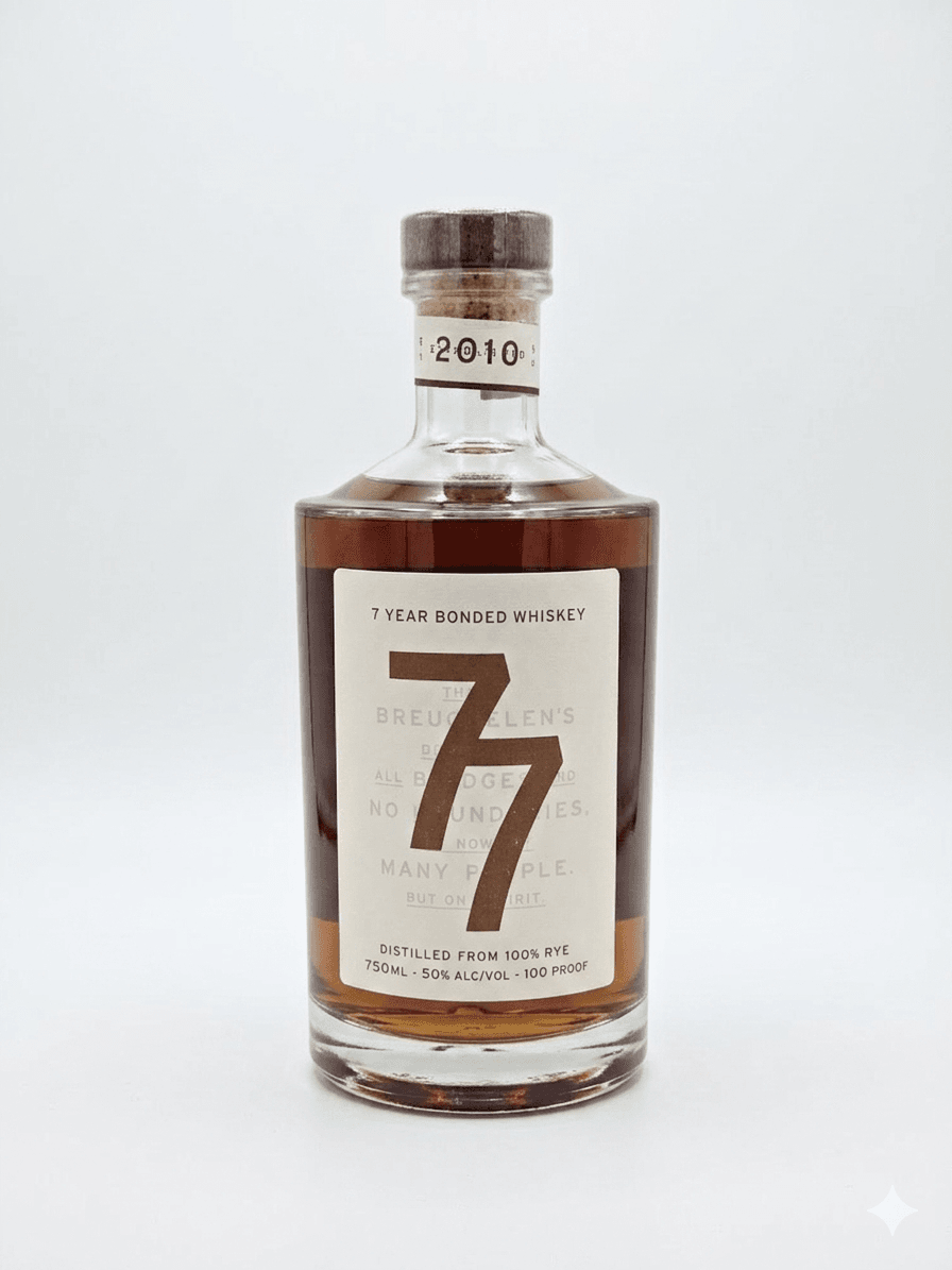 77 Whiskey Bonded Rye 7yr 750 MI