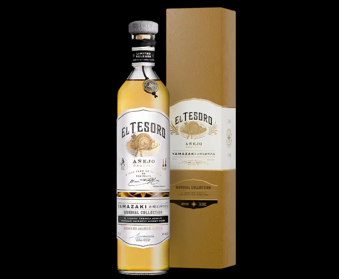 El Tesoro Tequila Anejo Mundial Collection Yamazaki Japanese Whisky