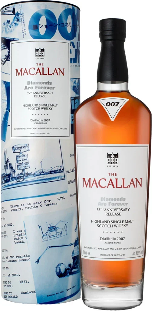 Macallan Diamonds Are Forever 55th Anniversary,