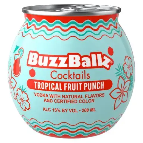 BUZZBALLZ TROPICAL FRUIT PUN 30PET 200ML