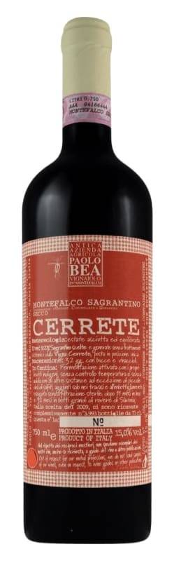 Paolo Bea Montefalco Sagrrantino Pagliaro  2020