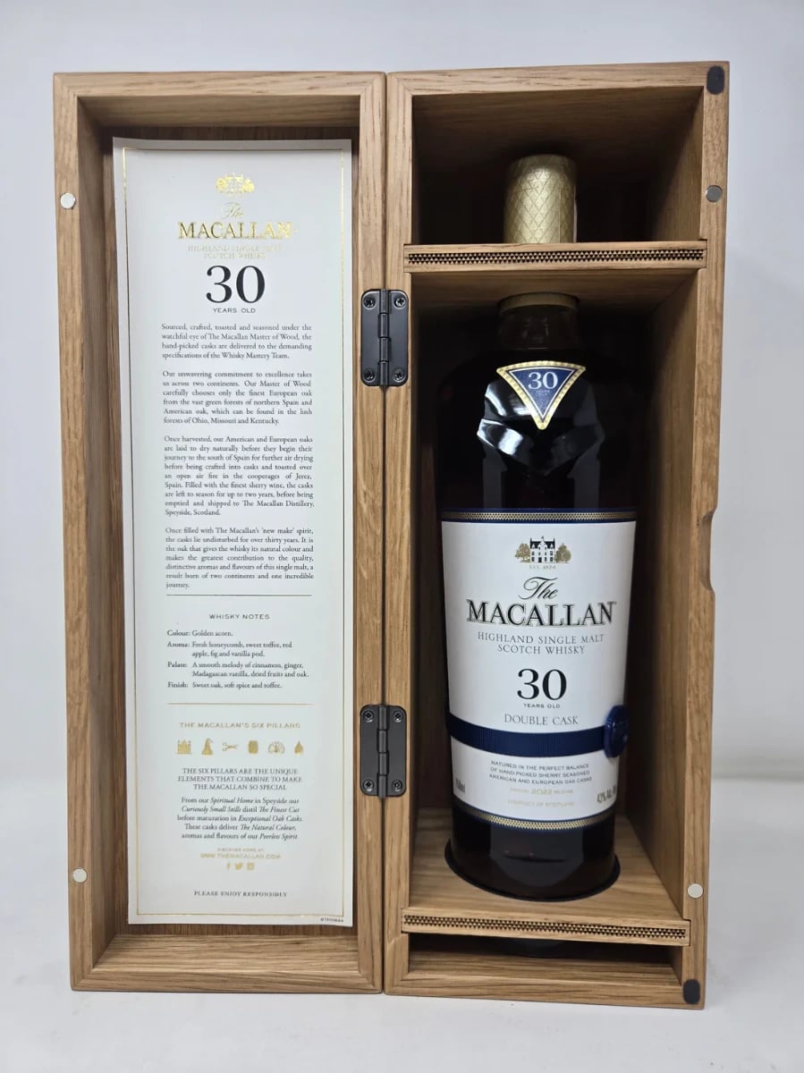 THE MACALLAN DOUBLE CASK 30 YEAR 750ML