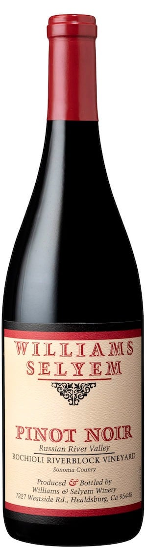 WILLIAMS SELYEM PINOT NOIR ROCHIOLI RIVERBLOCK VINEYARD 750ML 2023