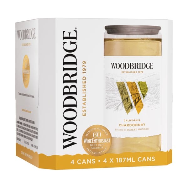 WOODBRIDGE CHARDONNAY 187ML CAN