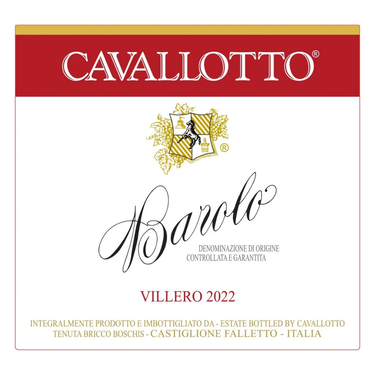Cavallotto Barolo Villero 2022