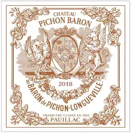 CHATEAU PICHON-LONGUEVILLE BARON PAUILLAC 750ML 2018