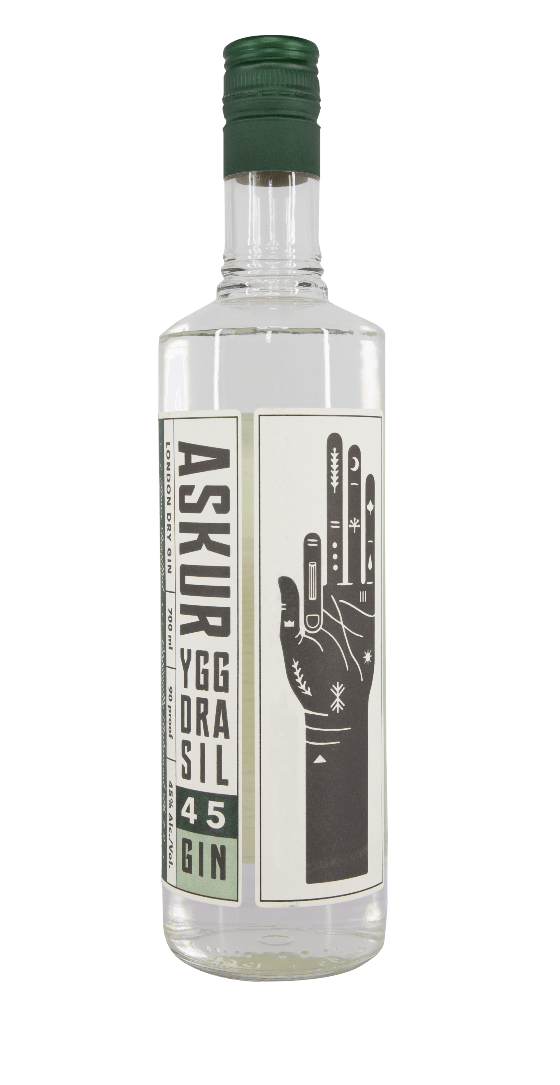 ASKUR YGGDRASIL 45 LONDON DRY GIN 700ML